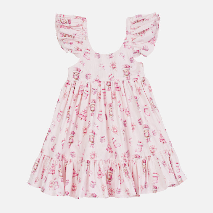 Pixie Dress - Pink Nutcracker