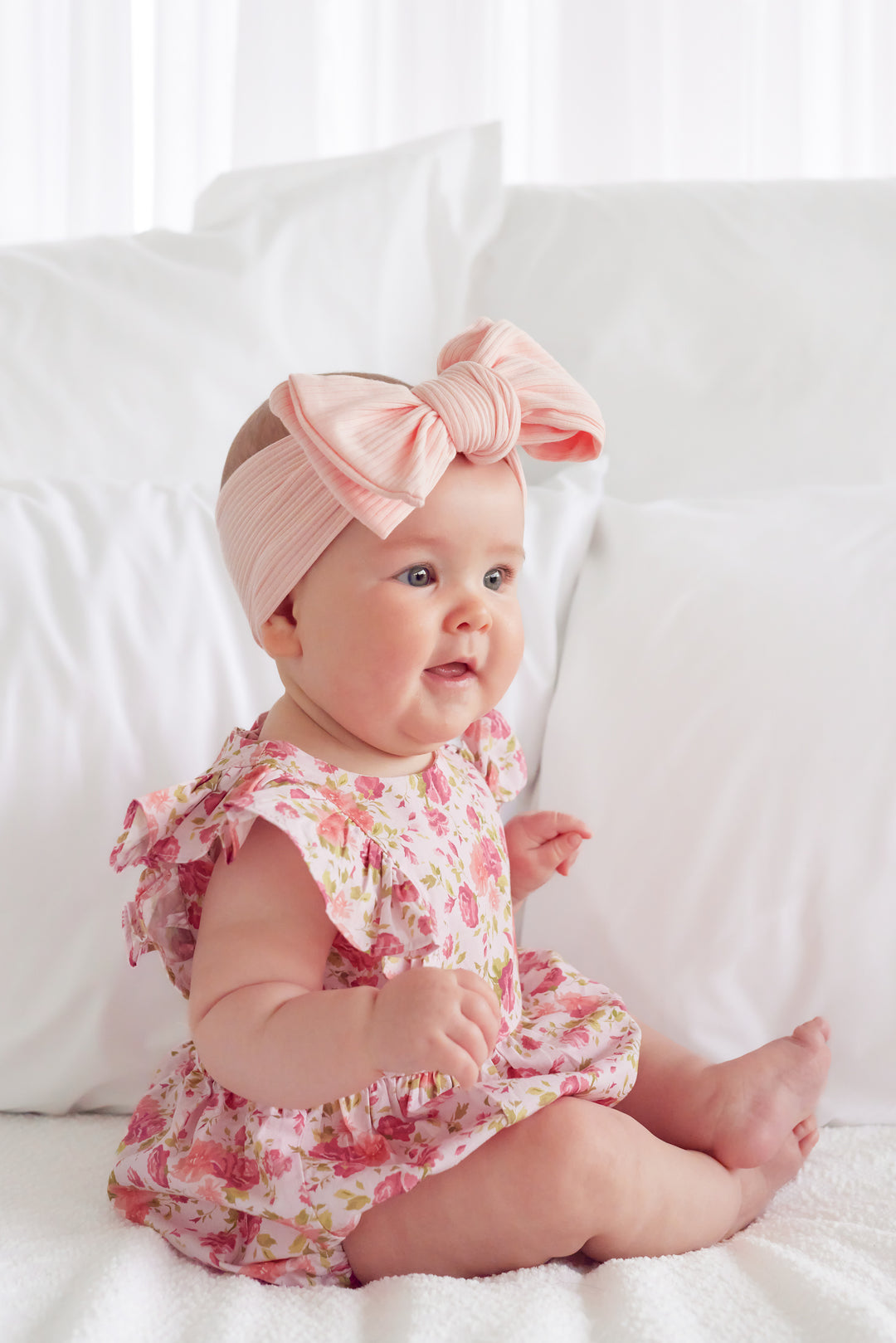 Ruffle Zipper Romper - Rachael