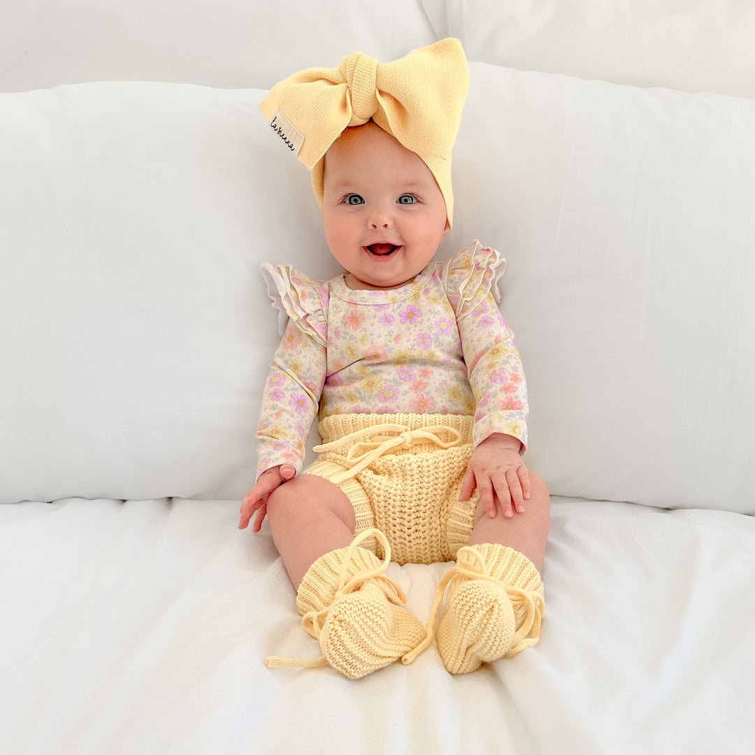 Knitted Headwrap - Mango