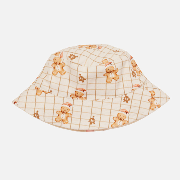 Reversible Summer Hat - Jolly Little Gingerbread