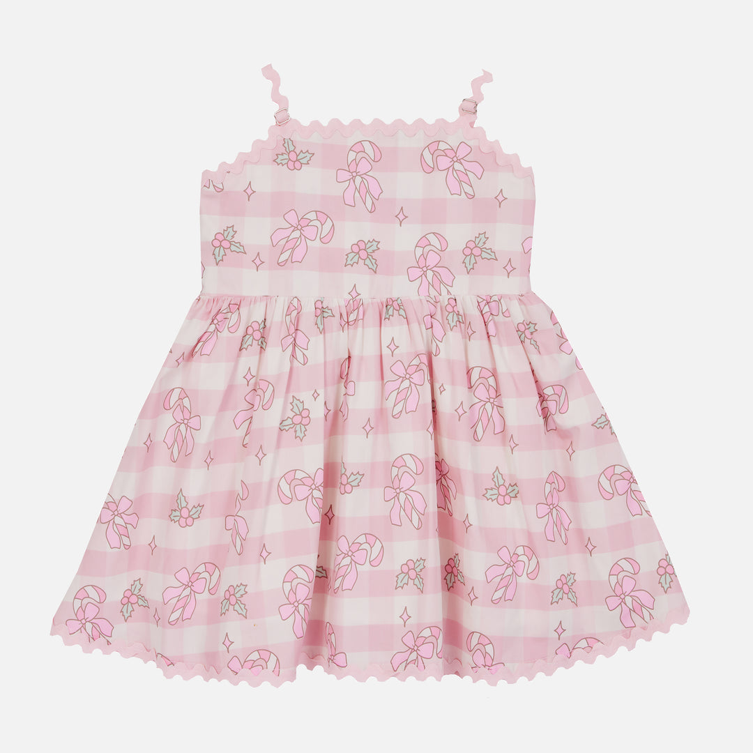 Ric Rac Dress - Candy Cane Lane