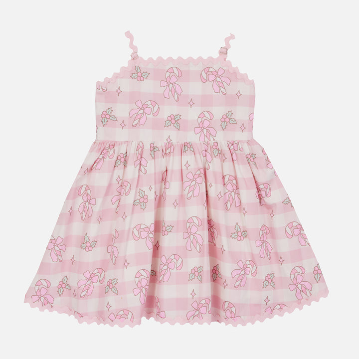 Ric Rac Dress - Candy Cane Lane