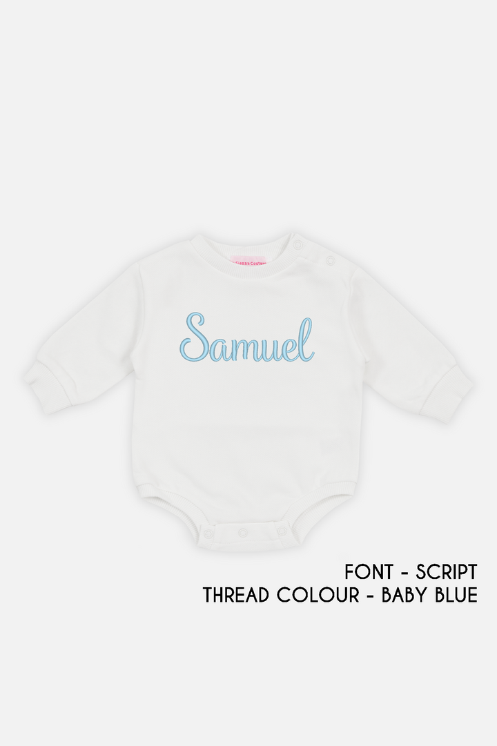 Personalised Romper - Marshmallow