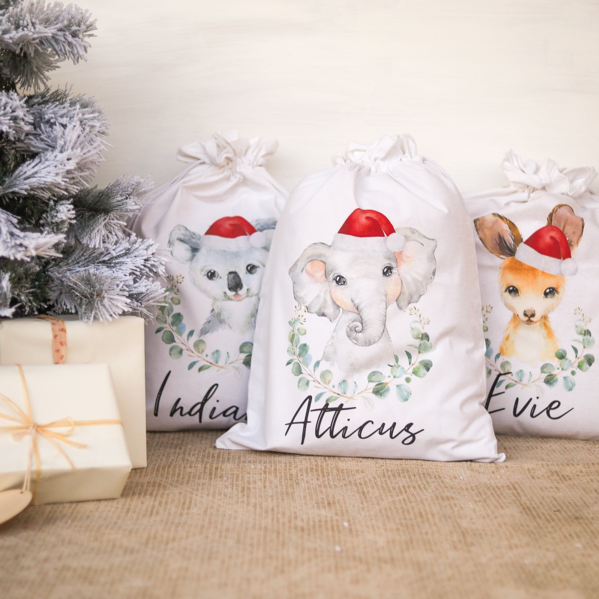 Santa Sack - Koala - Custom Name