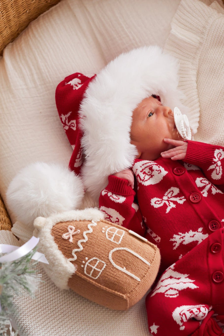 Knitted Santa Hat - Merry Little Christmas