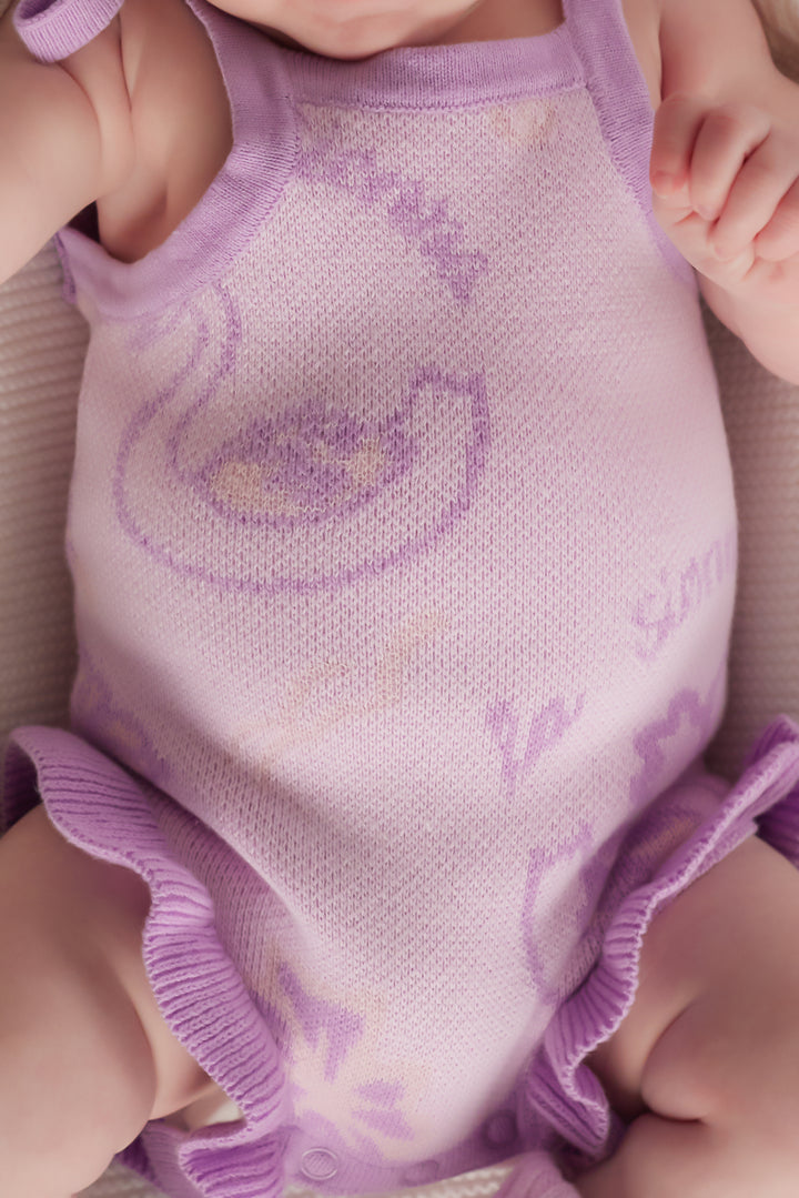 Summer Frill Romper - Swan
