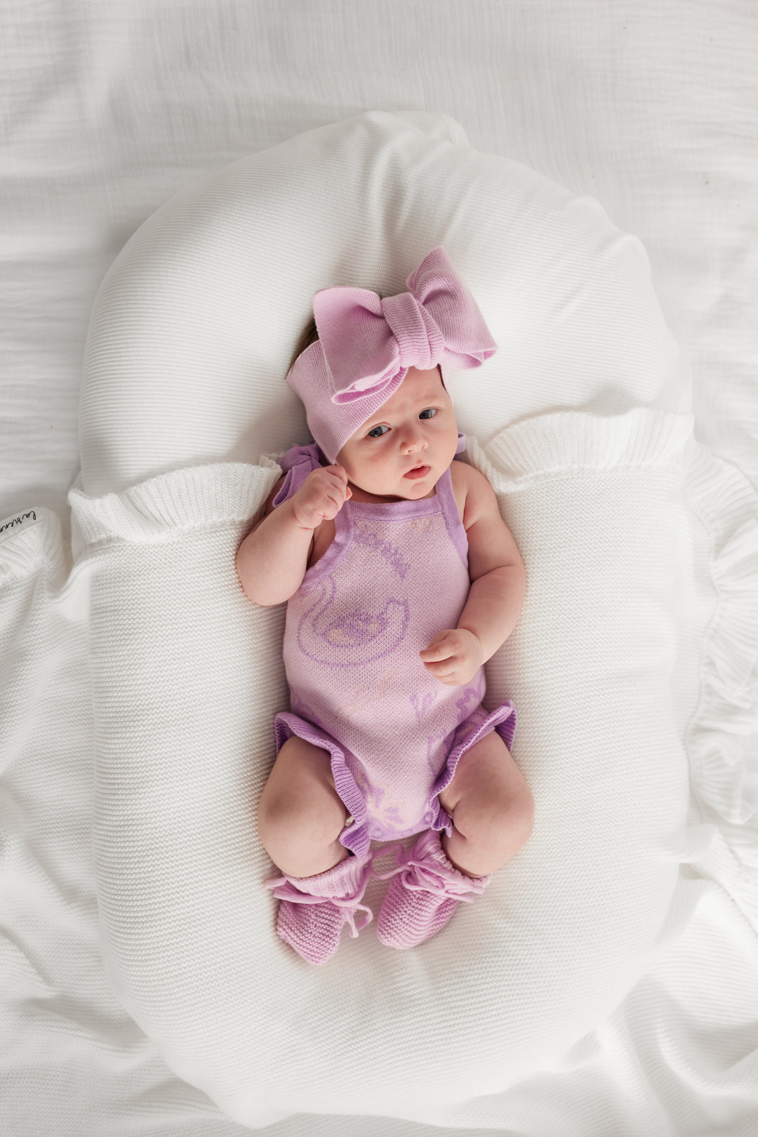 Summer Frill Romper - Swan