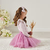 Floral Long Sleeve Flutter - Myla