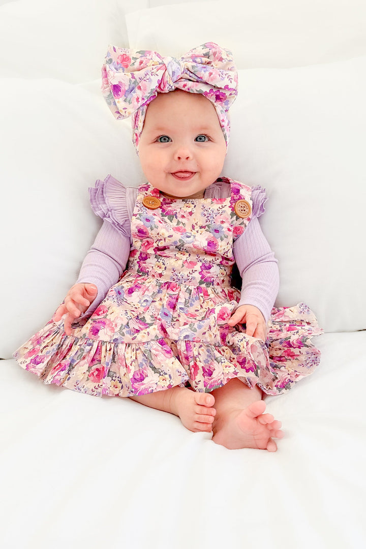 Floral Pinafore Dress - Talulah