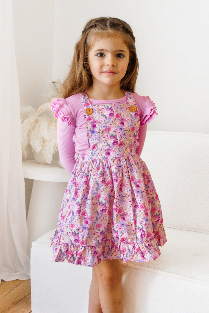 Floral Pinafore Dress - Talulah