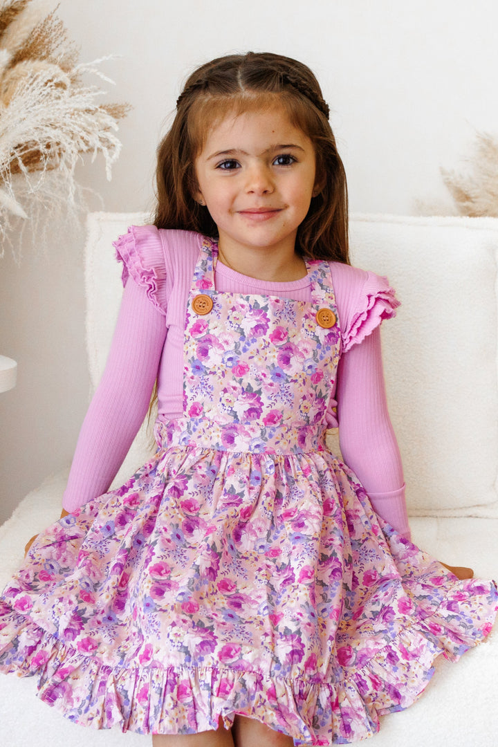 Floral Pinafore Dress - Talulah