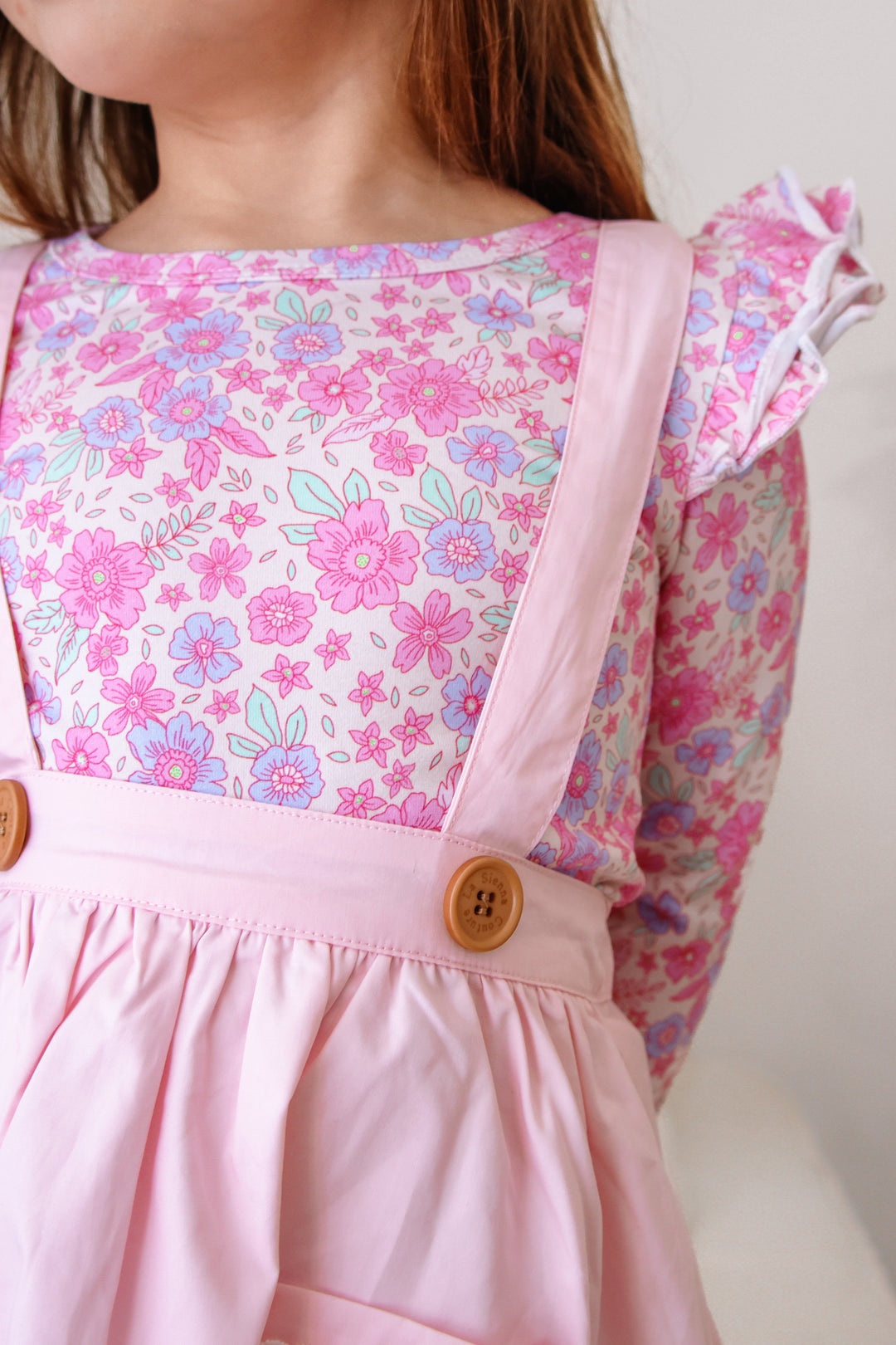 Floral Long Sleeve Flutter - Tiana