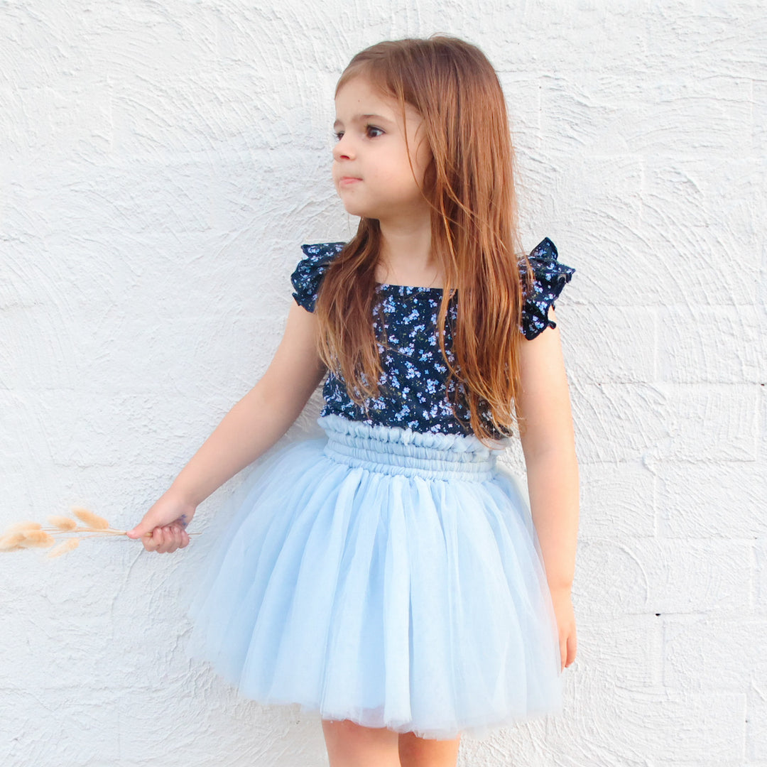 Tulle Tutu Skirt - Ice Blue La Sienna Couture Tulle Tutu Skirt - Ice Blue La Sienna Couture