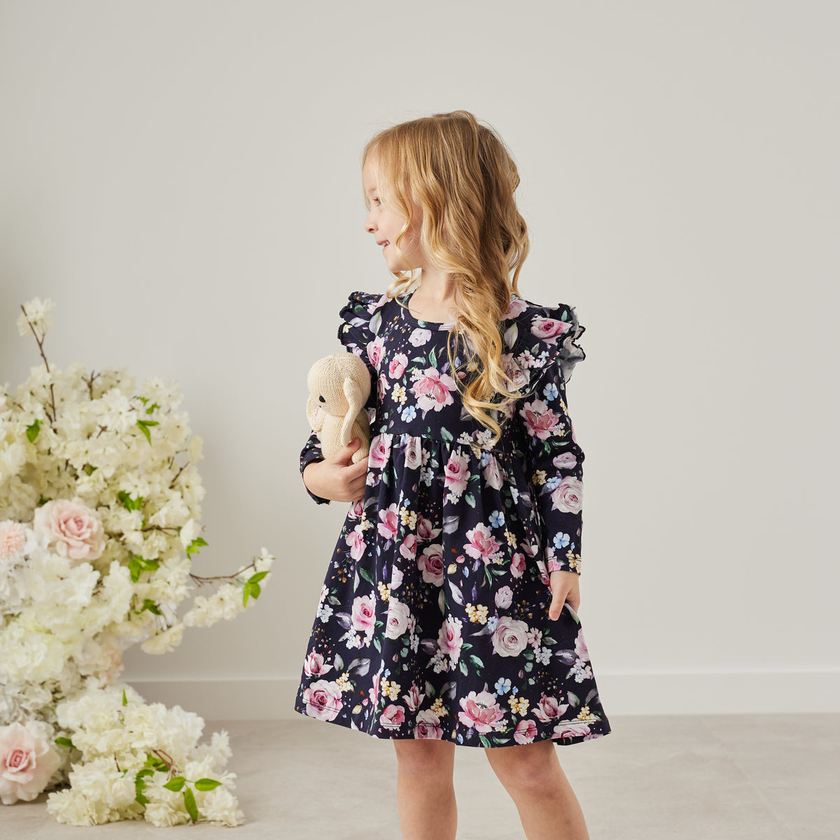 Long Sleeve Swing Dress - Wynter