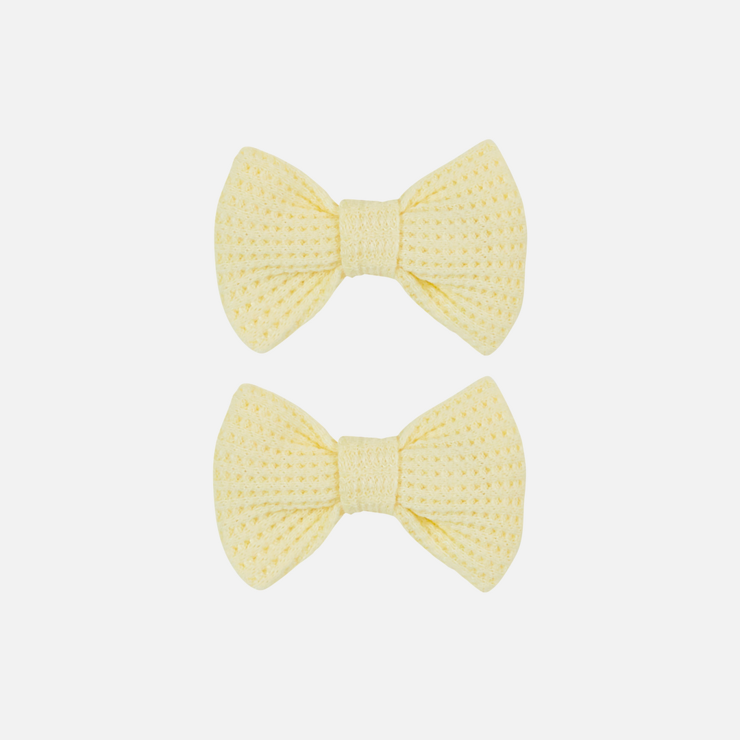 Waffle Mini Bows - Banana