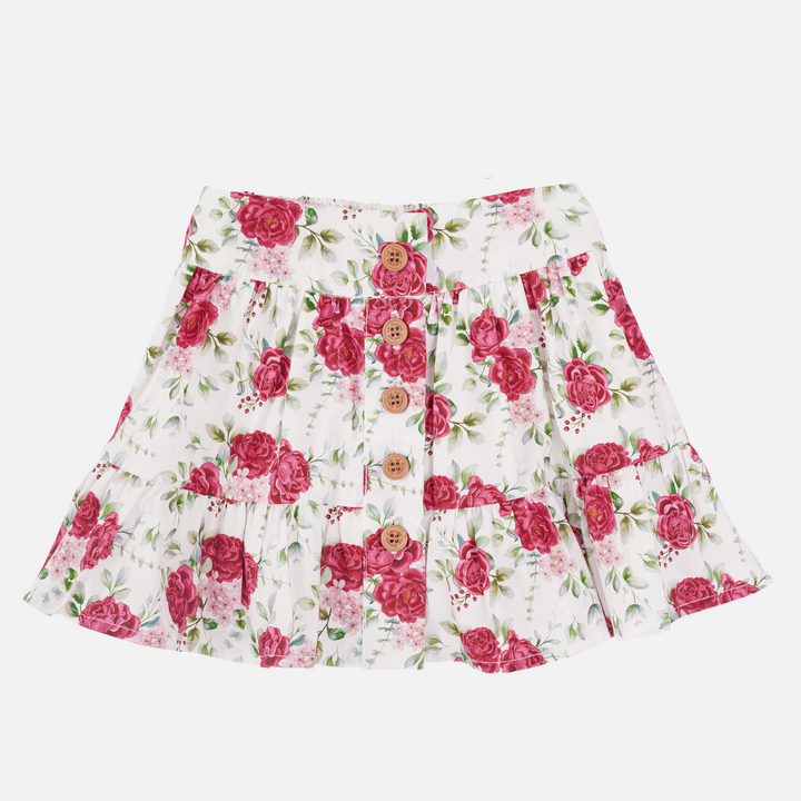 Ruffle Button Skirt - Bethany