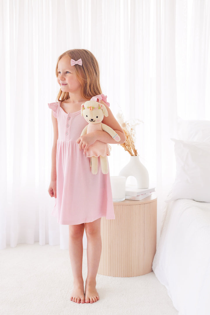 Waffle Summer Dress - Pink Blossom (Coming Soon)