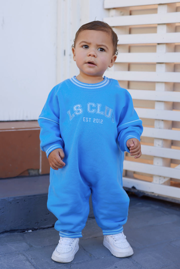 Crew Logo Romper - Blue