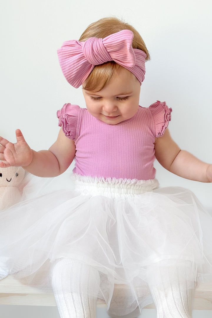 Cozy Short Sleeve Flutter - Candy Pop