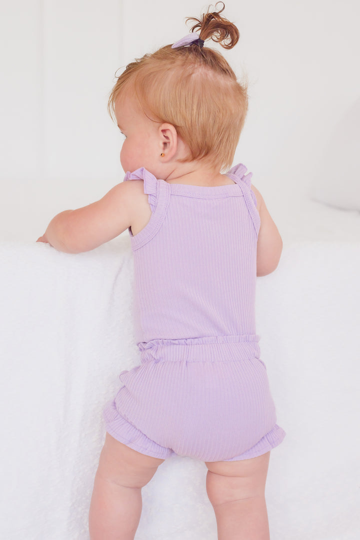 Cozy Singlet & Shorties Set - Viola (Coming Soon)