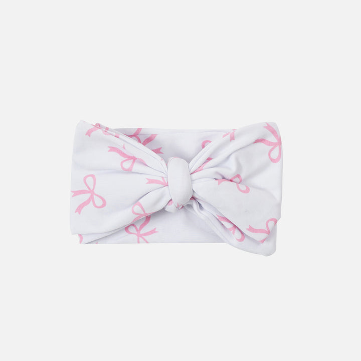 Headwrap - White Bows