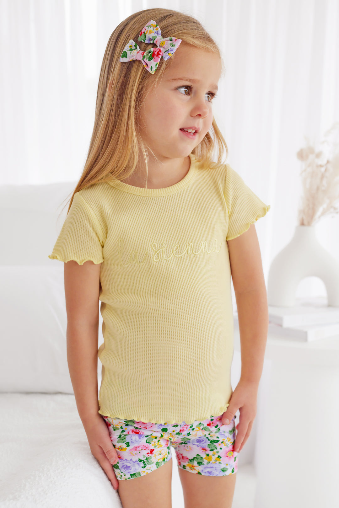 Logo Waffle Tee - Banana