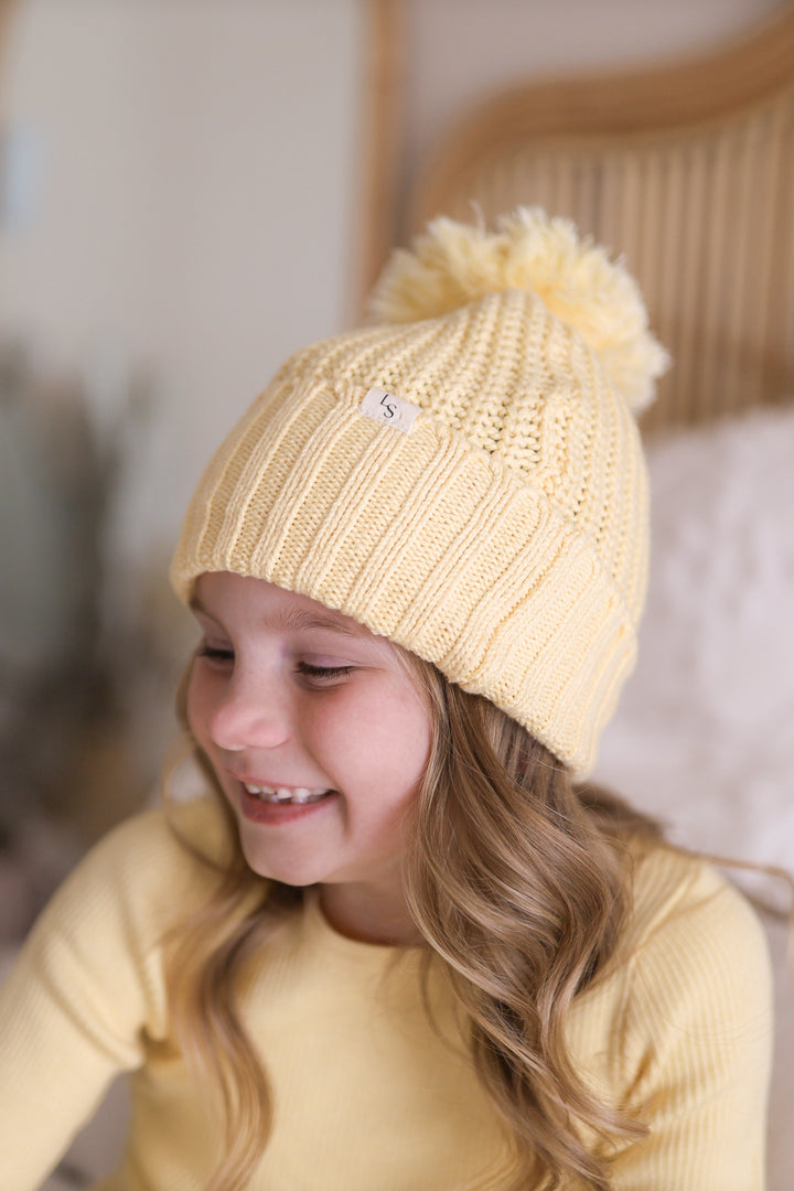 Super Chunky Knit Beanie - Mango