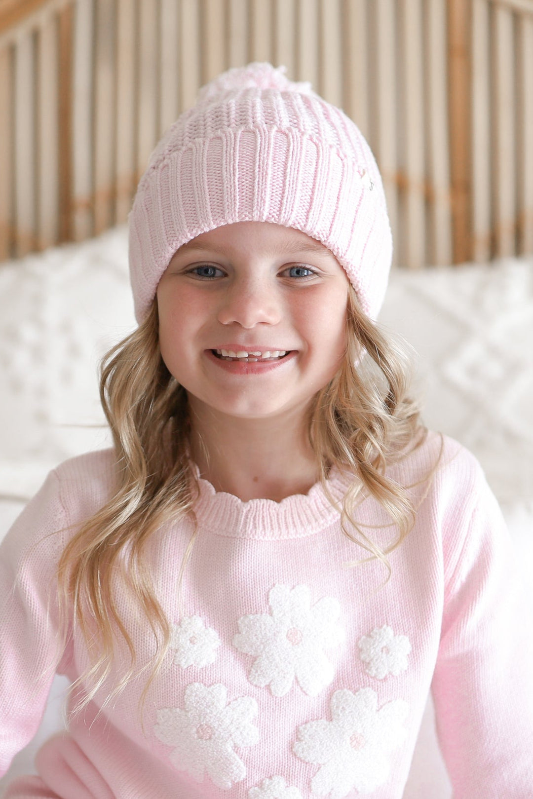 Super Chunky Knit Beanie - Ballerina Pink