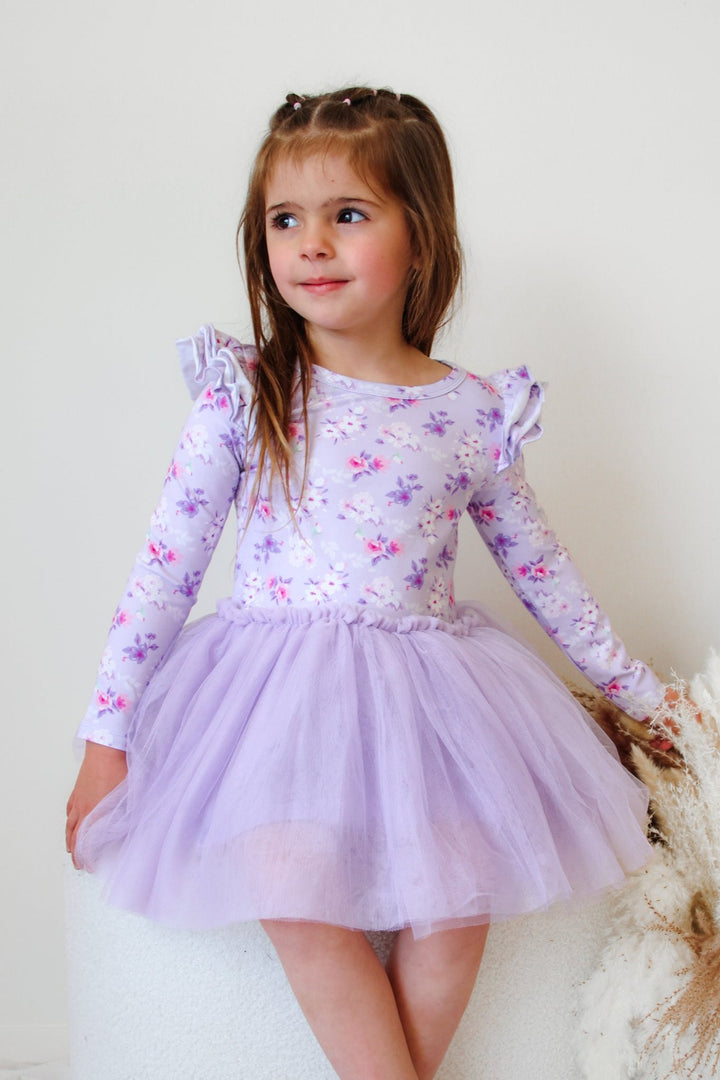 Long Sleeve Tutu Dress - Layla