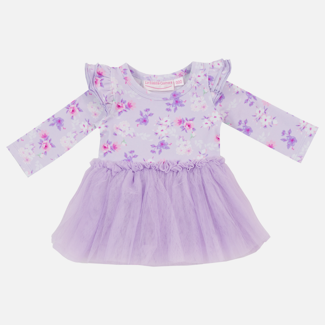 Long Sleeve Tutu Dress - Layla