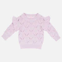 Jessie Flutter Knit - Lilac Blossom