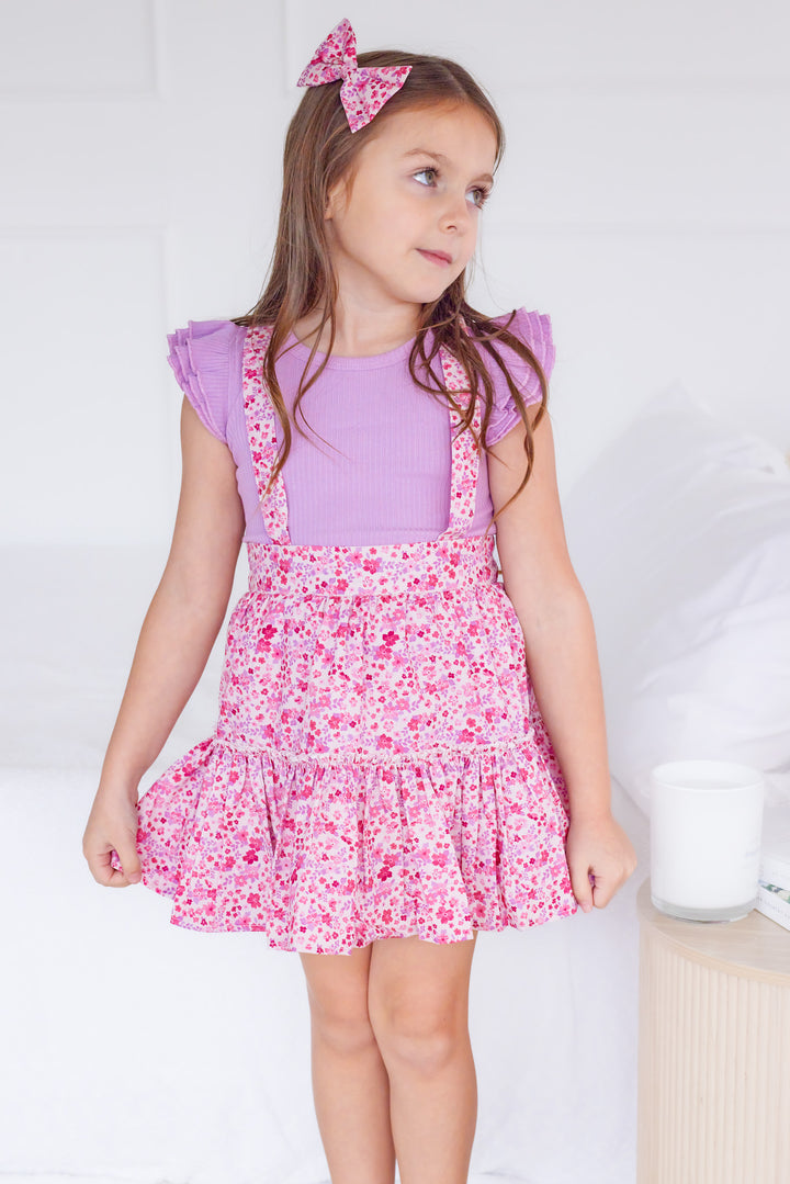 Ruffle Suspender Skirt - Maddison