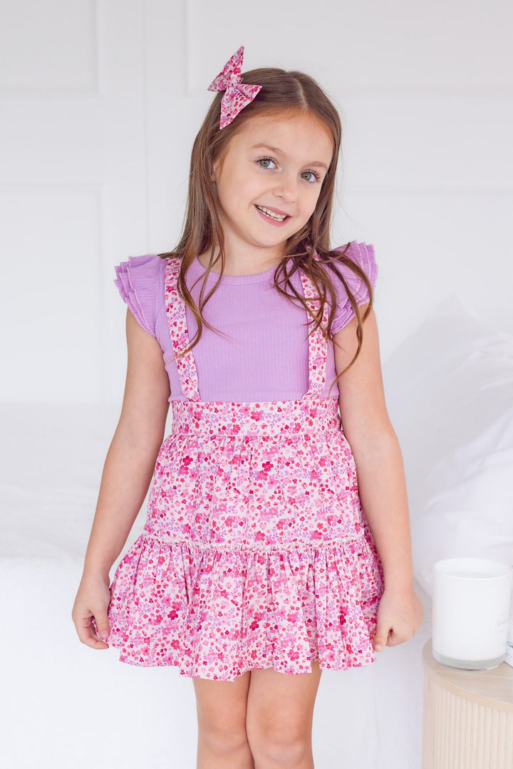Ruffle Suspender Skirt - Maddison