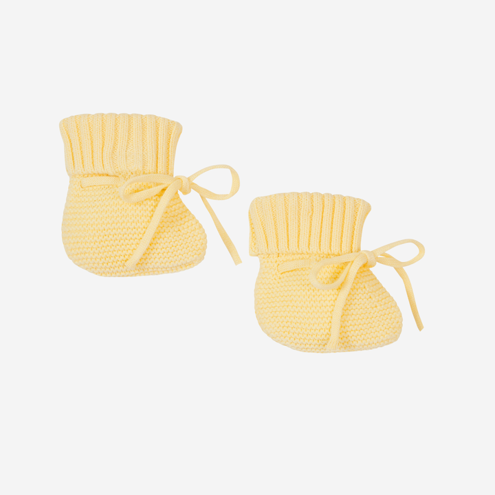 Knitted Booties - Mango