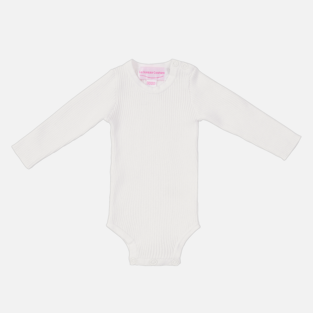 baby kids marshmallow long sleeve knitted bodysuit