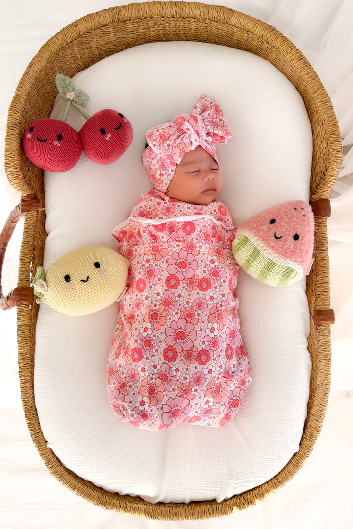 Floral Ruffle Baby Wrap - Molly