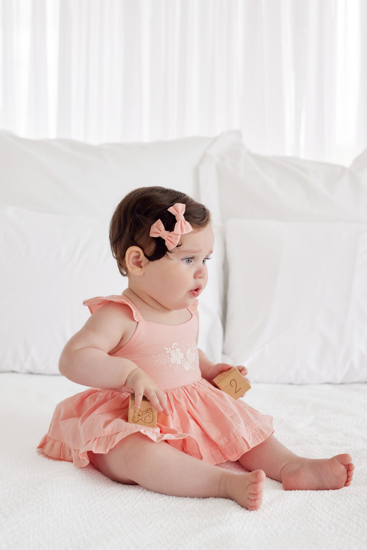 Pixie Romper - Peach