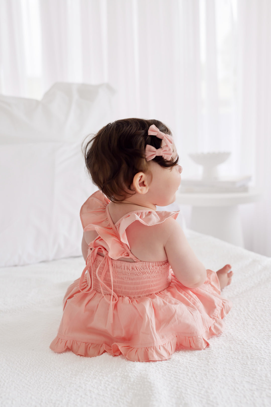 Pixie Romper - Peach