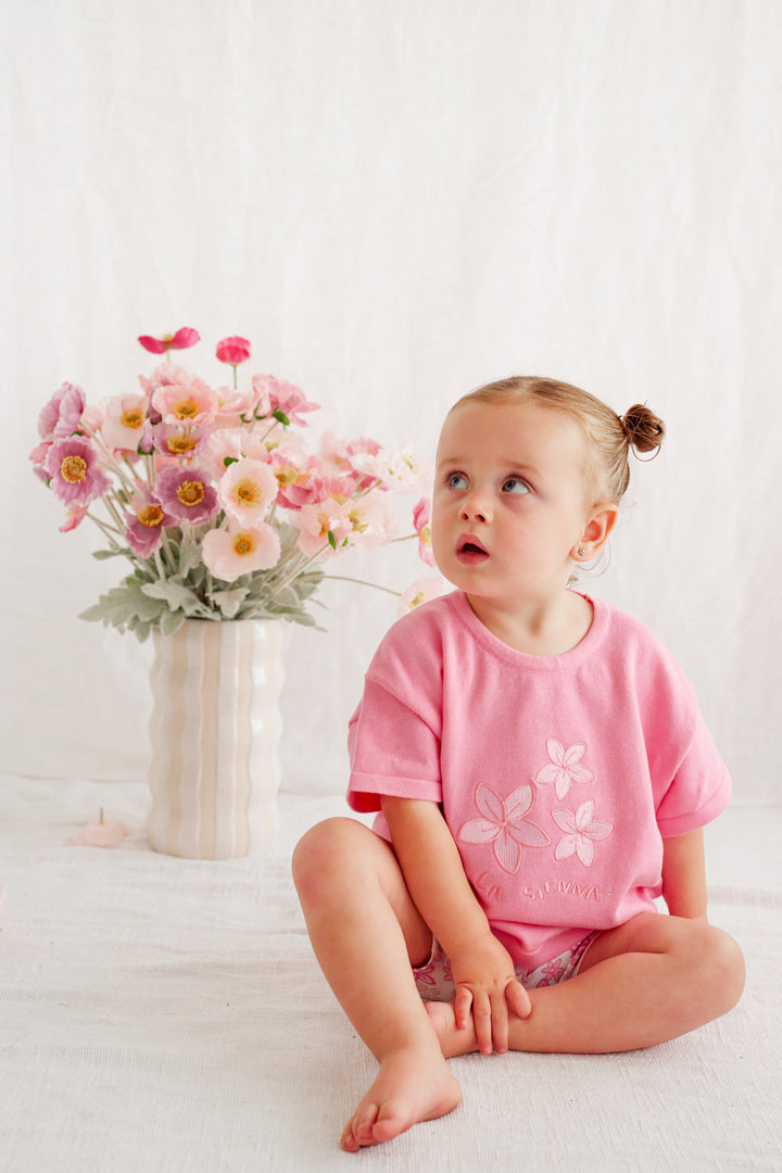 Knitted Tee - Pink Sorbet