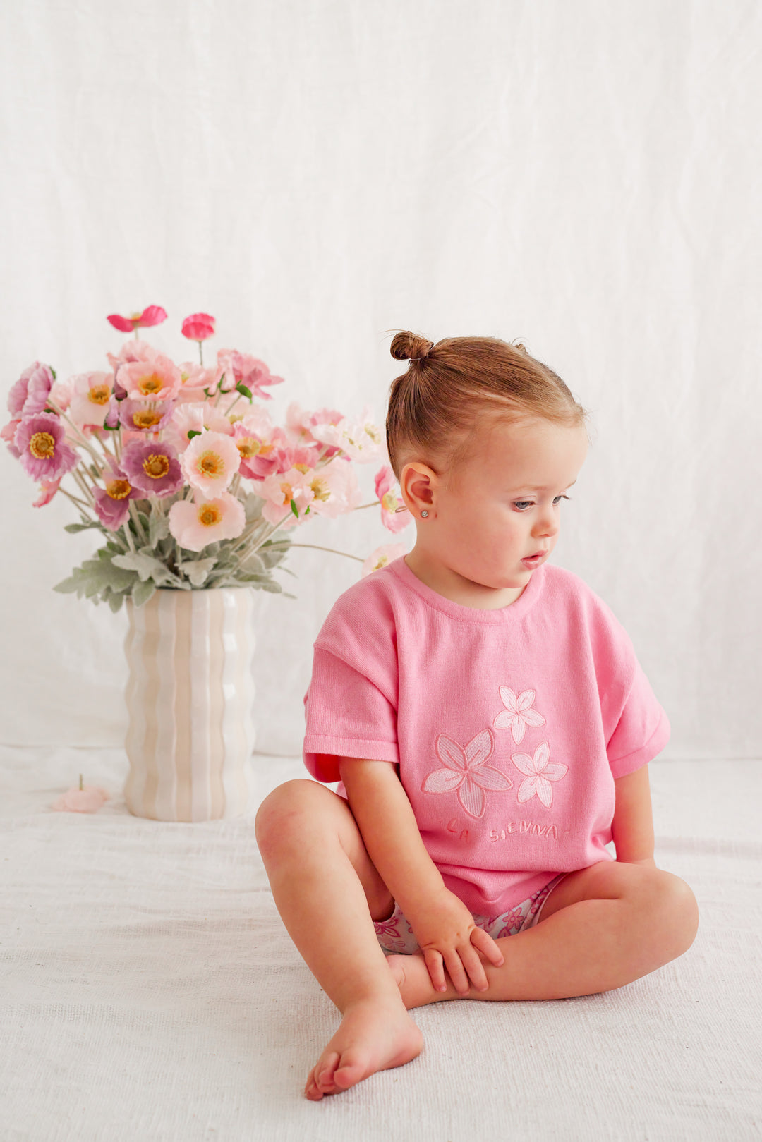 Knitted Tee - Pink Sorbet