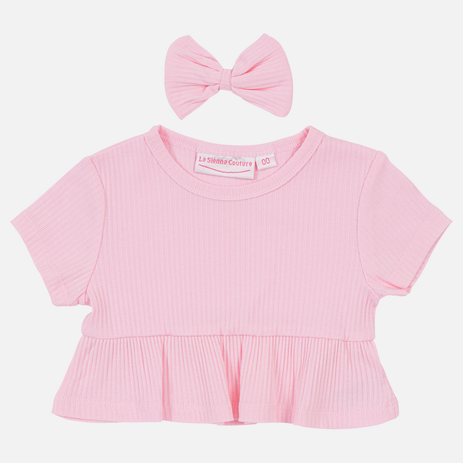 Sienna Collar Top (raspberry)