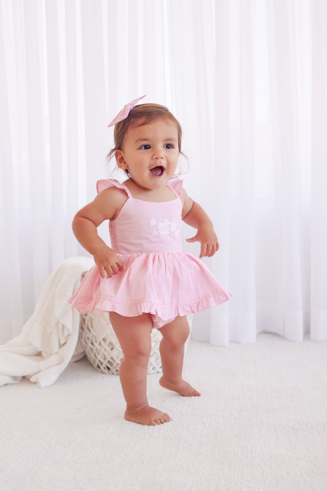 Pixie Romper - Pink