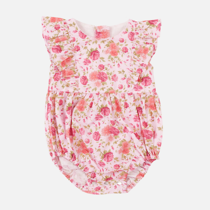 Ruffle Zipper Romper - Rachael