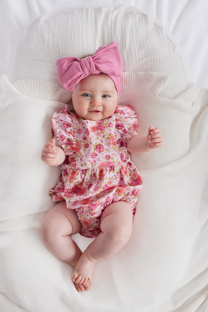 Ruffle Zipper Romper - Rachael