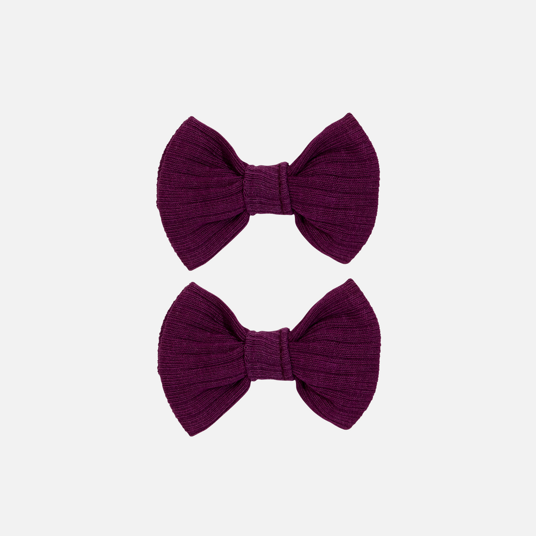 Cozy Mini Bows - Regal Purple