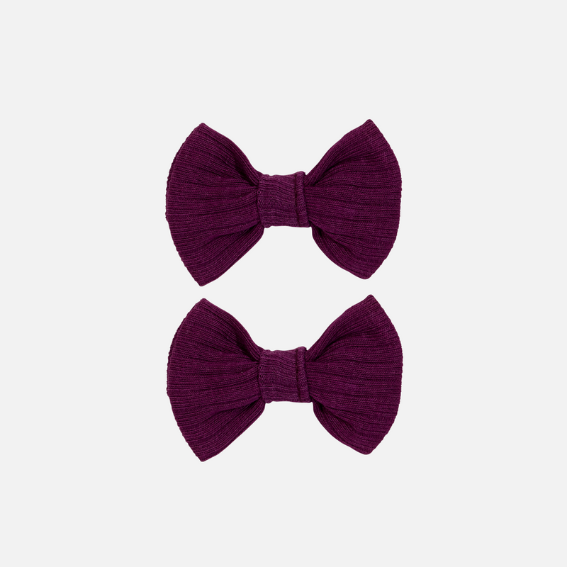 Cozy Mini Bows - Regal Purple