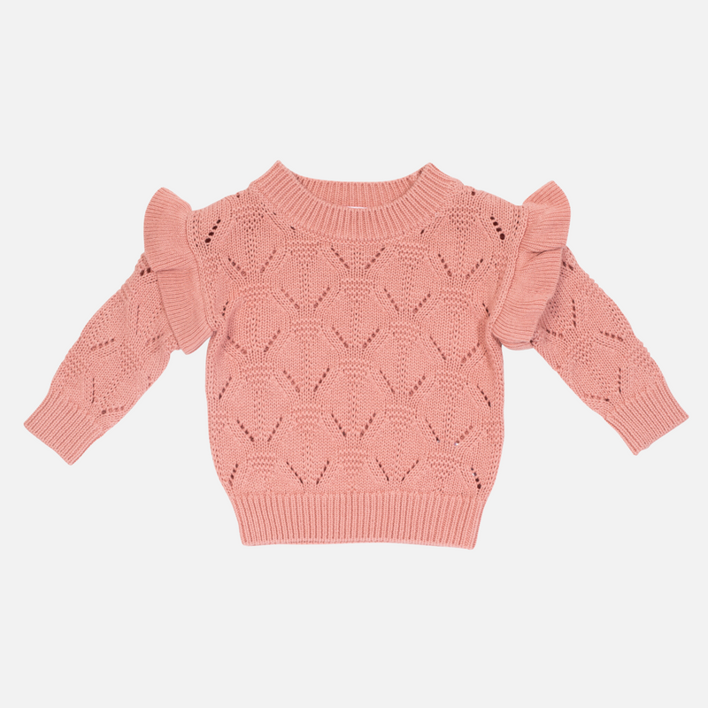 Jessie Flutter Knit - Sunset