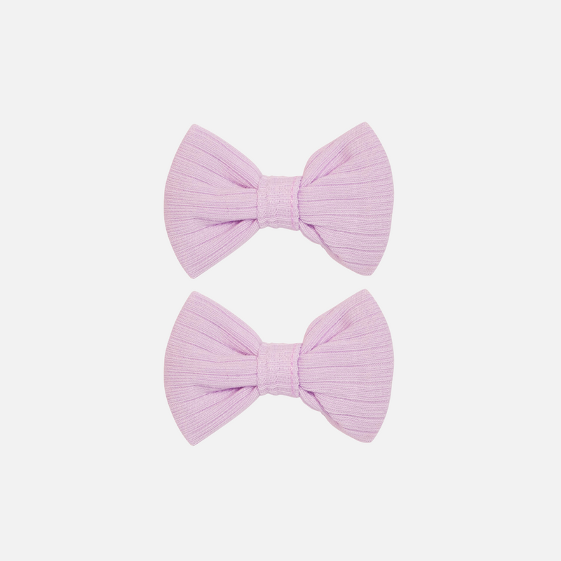 Cozy Mini Bows - Sweetest Lilac