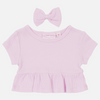 Waffle Ruffle Top - Sweetest Lilac