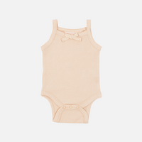 Dainty Waffle Singlet - Oatmeal